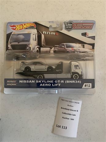 Hot Wheels Car Culture Team Transport Set #12  Nissan Skyline GT-R (BNR34)