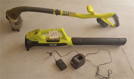 Ryobi Cordless Blower & Weedeater