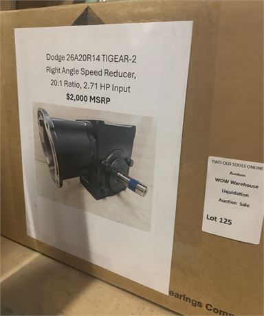 Dodge 26A20R14 TIGEAR-2 Right Angle Speed Reducer