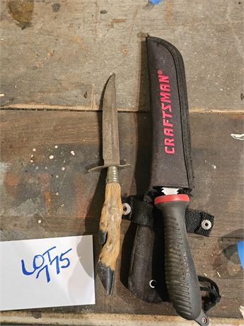 Craftsman Drywall Saw & Deerfoot Fixed Blade Knife