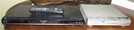 Panasonic Blue Ray Player, Magnavox DVD Player