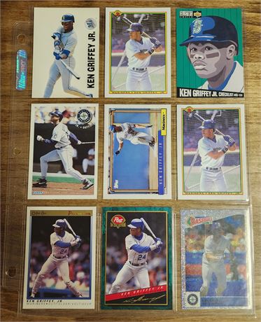 Ken Griffey Jr Sleeve of Cards