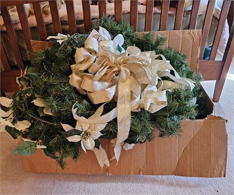 Large Box of Mixed Decorated Lighted Garland