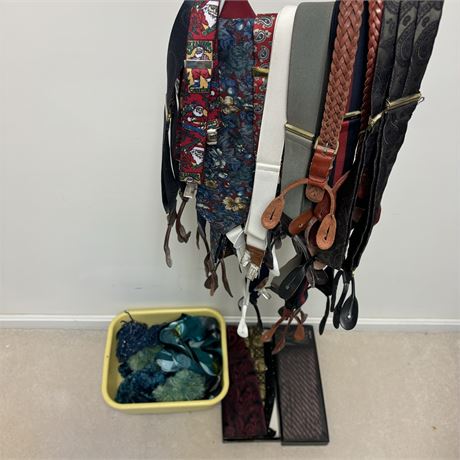 Suspenders and Other Accessories Lot