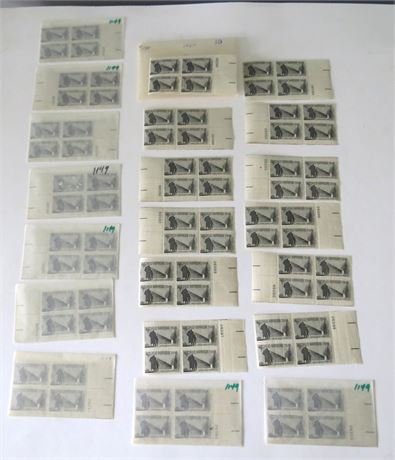 1960 4 Cent World Refugee Year Stamps