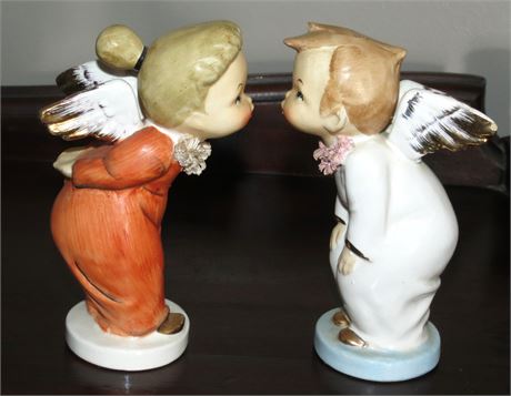 Napco Kissing Angels Figurines