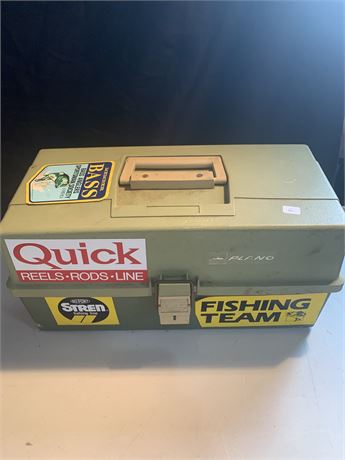 Vintage Plano 6300N Fishing Tackle Box with Contents