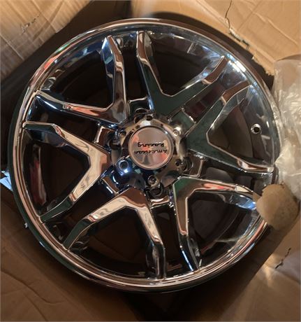 American Racing AR893 6-Spoke Mainline Brilliant Chrome Finish Wheel Rim