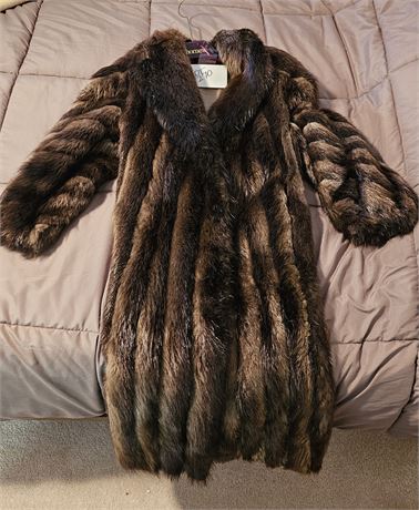 Homes Fur Salon Full Length Mink Coat Sz Large