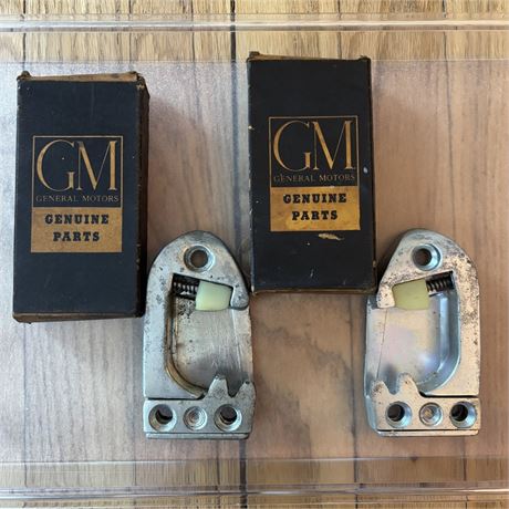 1950’s GM Genuine Parts Door Striker Plates (2)