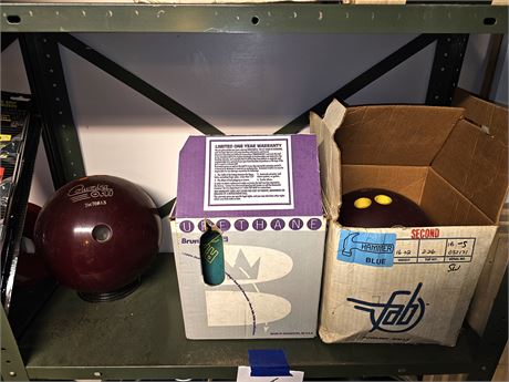 Bowling Balls - Columbia 300 / Rhino Pro & Burgundy Fab.