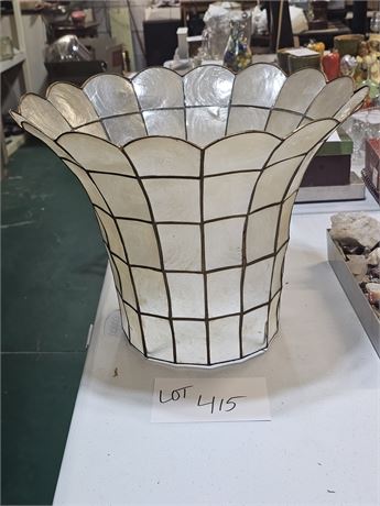 Faux Mother of Pearl Lamp Shade