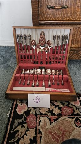 National Silver Company King Edward Silver Plate Flatware Set