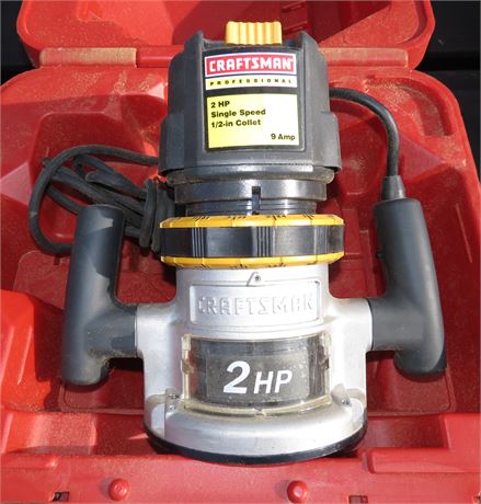 Craftsman 2 HP Single Speed 9 Amp Router