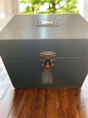 Vintage Swanco Excelsior File Storage Box