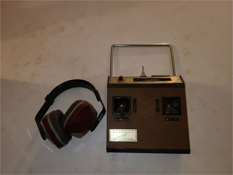 Heathkit Model GDA-505D 53 MHz Transmitter TX Remote Control & Headset