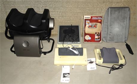 Massagers: Neck, Foot, Heated Cushion