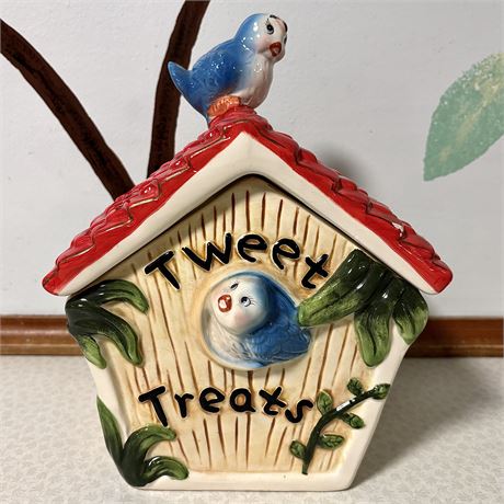 Vintage Tweet Treats Made in Japan Cookie Jar