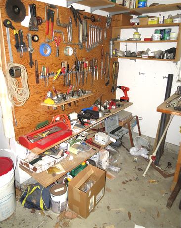 Garage Corner Cleanout: Tools