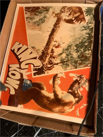 Vintage Movie Posters - 1933 King Kong, Gone With The Wind, Cabbage Patch Kids