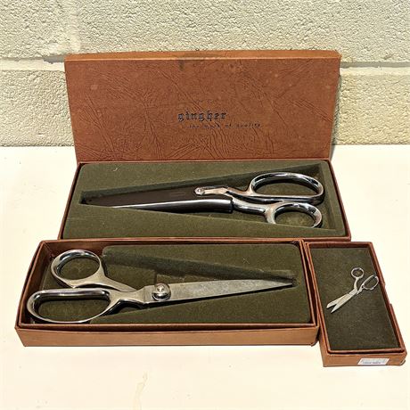 Gingher Scissors and Lapel Pin w/ Original Boxes