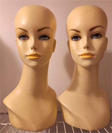 Two Upper Body Mannequin