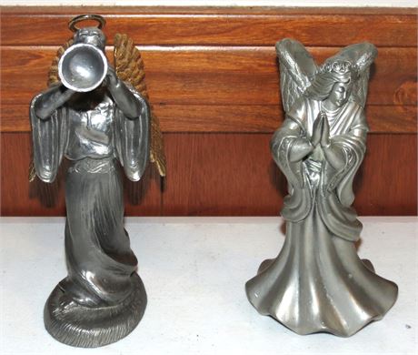 Pewter Angels, Candlestick Holder