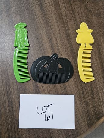 Vintage Mcdonalds Childs Hair Combs