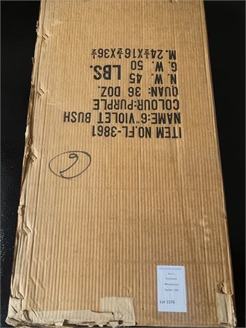 Artificial Purple Violet Flower Lot (1 Large Box)