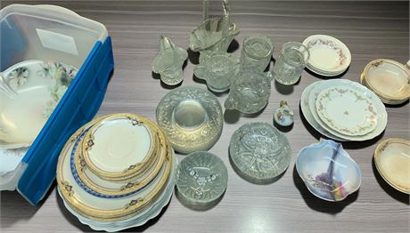 China - Royal Bayreuth Bavaria Belmont Roses, National Dinner Ware Rose Marie