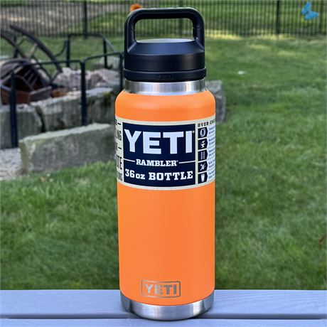 NEW Yeti 36oz Rambler Bottle - KING CRAB ORANGE