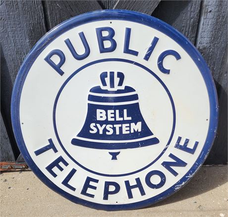 Public Bell Telephone Sign