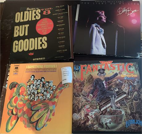 Vinyl Record Album Lot - Oldies But Goodies, Debbie Boone, Elton John & More