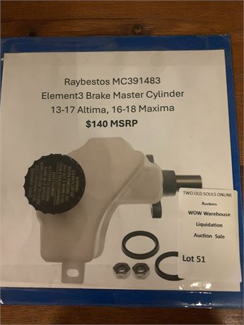 Raybestos MC391483 Element3 Brake Master Cylinder