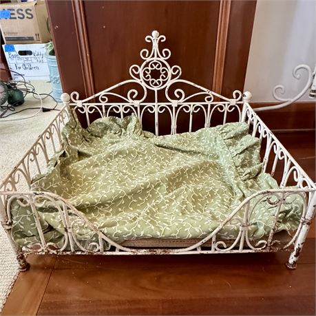 Rustic Metal Dog Bed - 25"L x 19.5"D