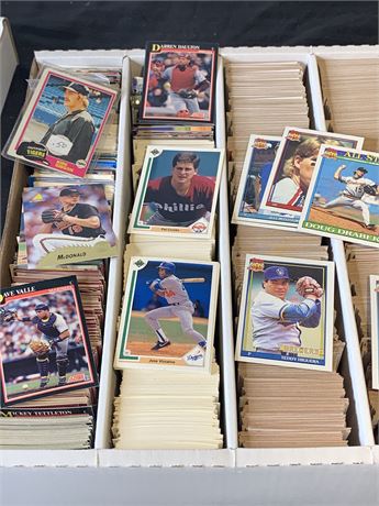 Baseball Cards From 1980s and 1990s Upper Deck Topps Pinnacle