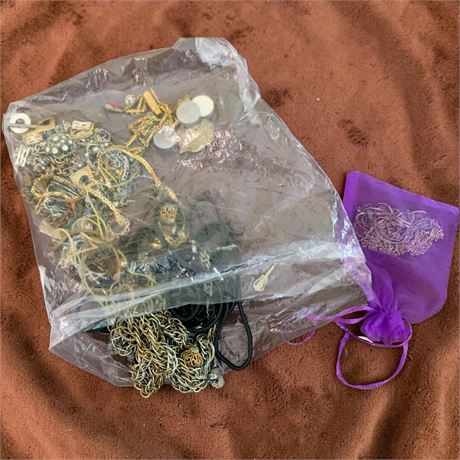 Metal Jewelry Odds/Ends/Pieces (Broken/Incomplete)