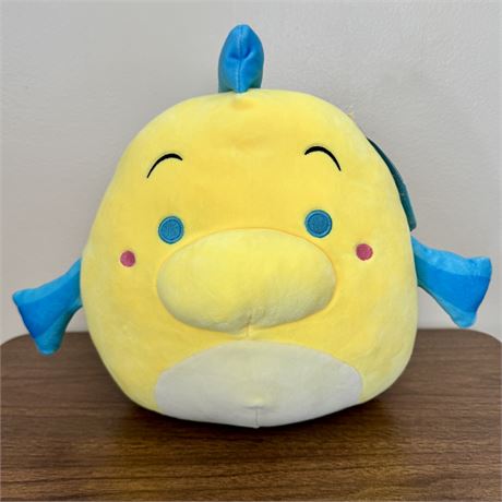 New - The Little Mermaids FLOUNDER Squishmallow - 10"