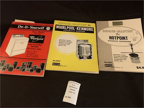 DIY Whirlpool/Kenmore Repair Manual Lot