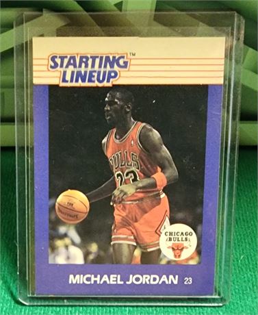 1988 Michael Jordan Kenner Starting Lineup Card