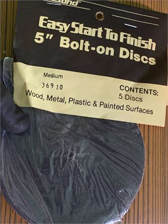 Easy Start To Finish 5 Inch Bolt-On Sanding Discs (2 Boxes)