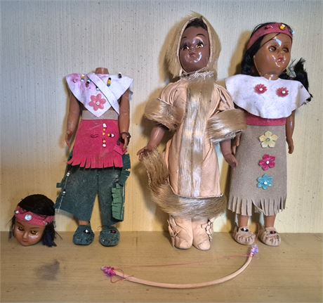 Vintage Native American Dolls