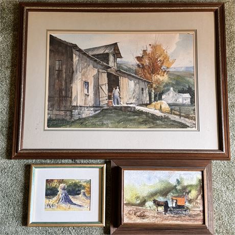 Artist Signed Original Paintings w/ Marc Morris and Others