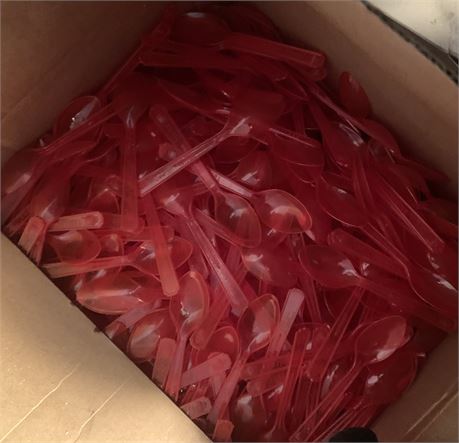 Plastic Forrers Salad & Catering Company Knives, Tastee-Freez Ice Cream Spoons