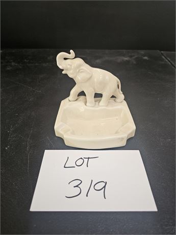 1939 Mr Lee Elephant Heavy Glaze Ashtray
