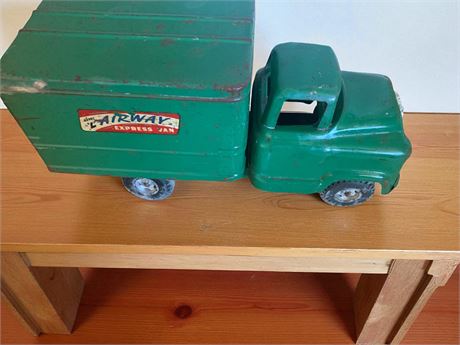 Vintage Buddy L Airway Express Van Pressed Steel Toy Truck