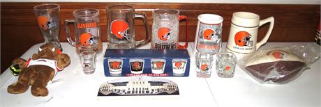 Cleveland Browns Drinkware, Etc