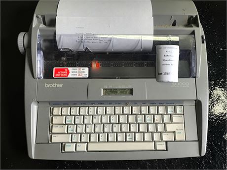 Vintage Brother SX-4000 Electronic Typewriter & Word Processor