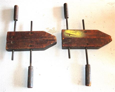 Vintage Wood Clamps