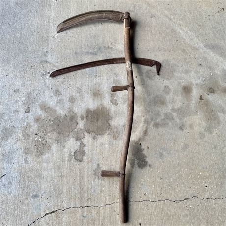 Antique Sta-Tite Scythe Snath